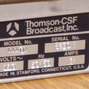 CBS 4440A Limiter Audio Compressor Analog Vintage Recording Studio Thomson Broadcast Radio Audio image 9