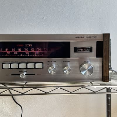 Superscope R-350 AM/FM Stereo Receiver 1970's - Silverface | Reverb