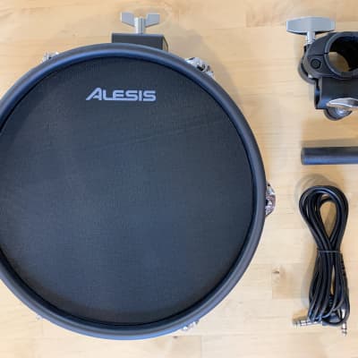 NEW Alesis DM10 MKII 10 Inch Mesh DUAL-ZONE Pad With Sensitivity Knob + Clamp, L-Rod, Cable