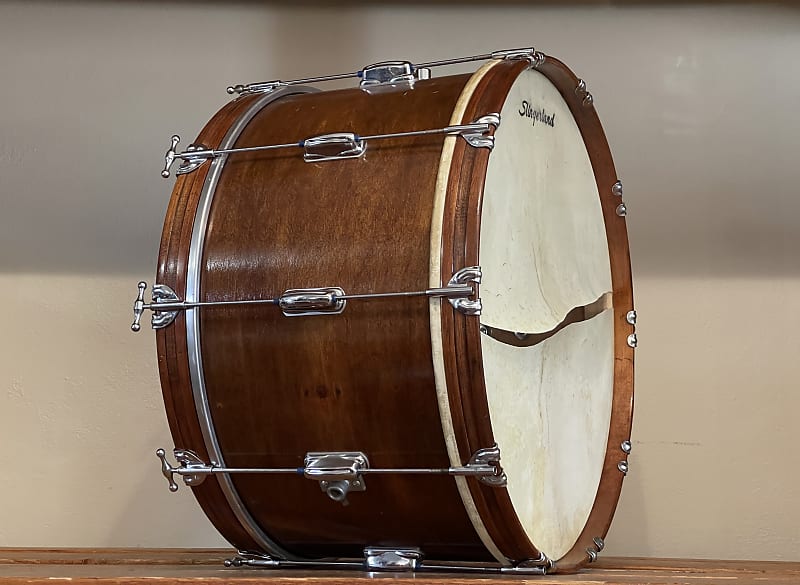 1950's Slingerland 12" x 22 Artist Single Tension Bass Drum Reverb