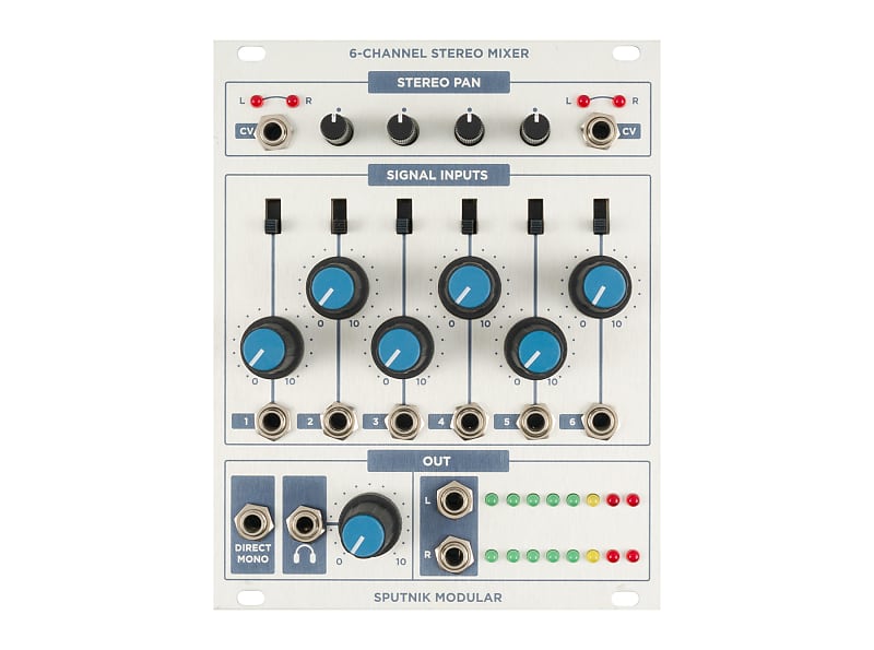 Sputnik Modular 6 CH Stereo Mixer