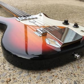 Vintage/Rare 1970s Epiphone ET-285 Bass Guitar (Sunburst w/ Case) image 7