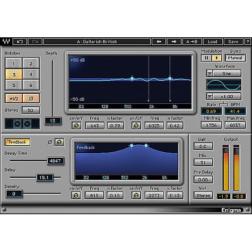 Waves Enigma - Multi-Effects Modulation Plug-In | Reverb