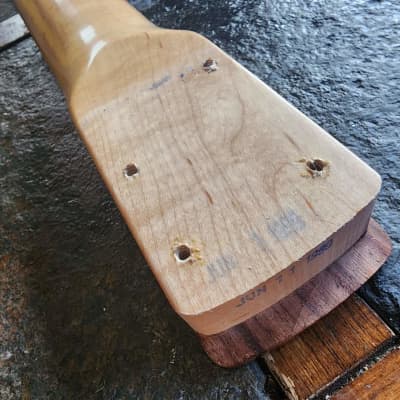 Fender Squier Showmaster strat neck reverse heasdstock 1999 - maple/rosewood image 9