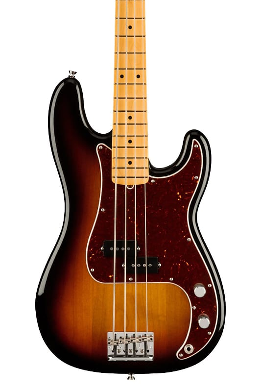 Fender American Professional II Precision Bass, Maple Fingerboard - 3-Color Sunburst image 1