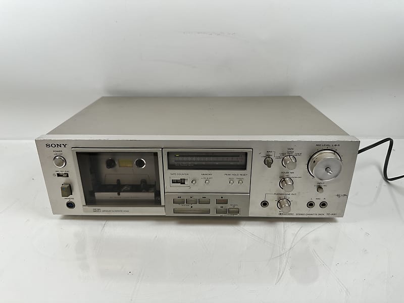 Vintage Sony TC-K61 Tapecorder Stereo Cassette Deck  			