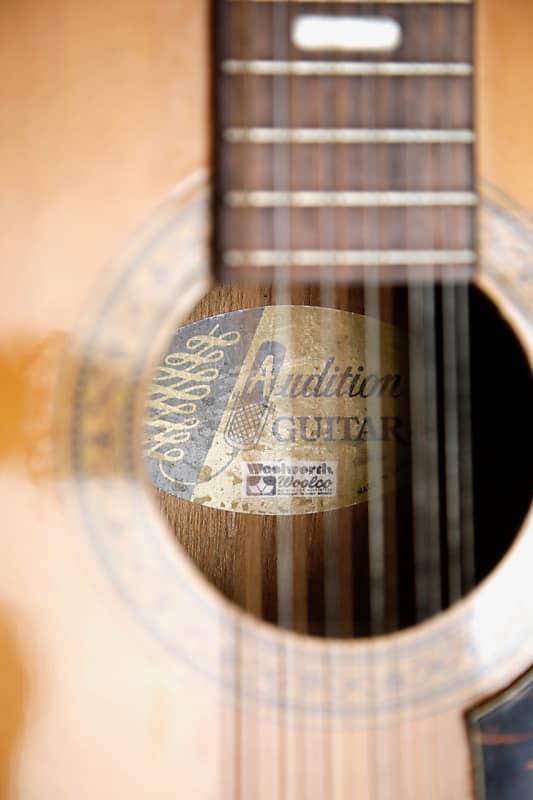 Audition Vintage 12-String Acoustic Guitar Made In Japan Circa