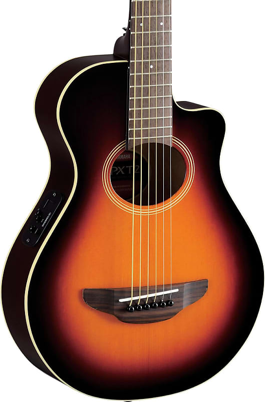 Yamaha APXT2 3/4 Size Acoustic Electric Guitar Old Violin Sunburst image 1