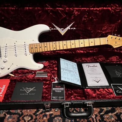 Fender Fender Custom Shop 57 C-shape neck Stratocaster 2019 - Olympic White image 2