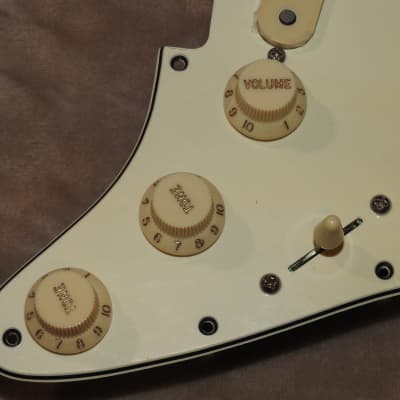 RH Factor Guitars 54 Strat Inspired Loaded Pickguard Vin White / Black / White Premium Electronics image 4