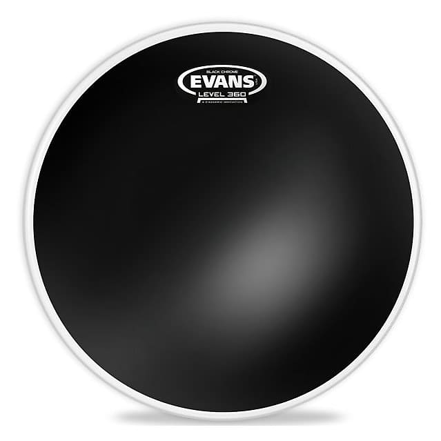 Evans Black Chrome Drumhead - 8 in. image 1