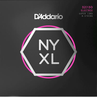 D'Addario NYXL32130SL NYXL Super Long 6-string Bass Strings - .032-.130