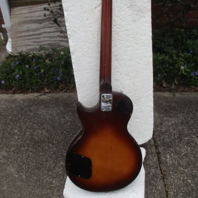 Global LP 90 Guitar,  Early 1970's, Made in Korea,  Sunburst Finish, Plays and Sounds Good, SSC imagen 10