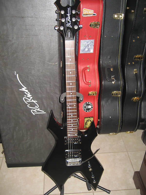 B C Rich Warlock Platinum Series Black W Original Hard Reverb