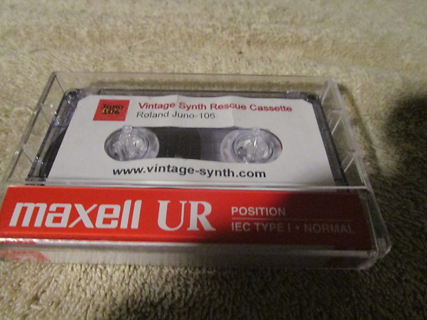 Vintage Synth Roland Juno 106 rescue cassette image 1
