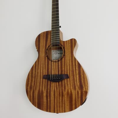 Haze 631BCEQ/BS Thin-Body Acoustic Guitar,Sunburst,Built-in EQ