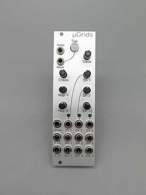 MICHIGAN SYNTH WORKS UGRIDS SILVER : BRAND NEW :  [DETROIT MODULAR] image 1