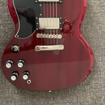 Epiphone SG G-400 2009-2012 - Worn cherry | Reverb Epiphone SG G-400 2009-2012 - Worn cherry | Reverb