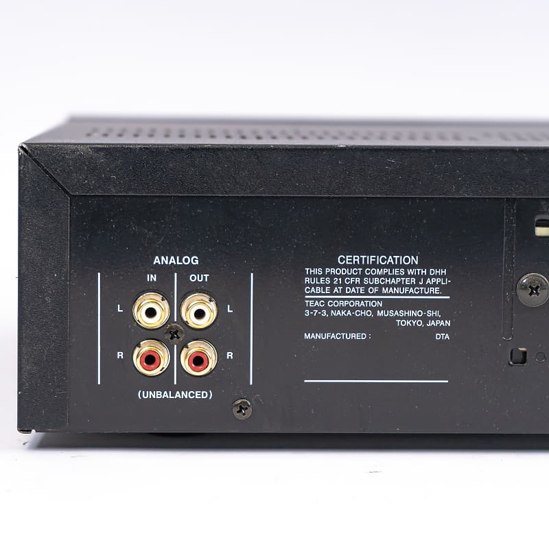 TASCAM CD-RW750 CDデッキ CD-RW750 | Professional CD Recorder & Player | TASCAM