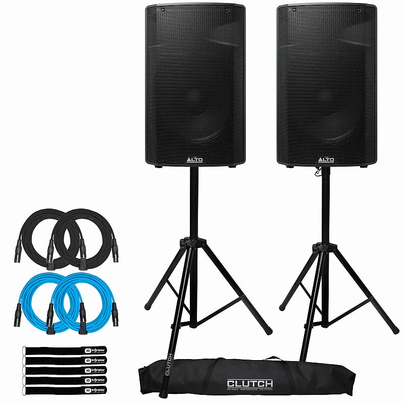 Alto Professional TX315 15" Powered Active Loudspeakers Pair Package image 1