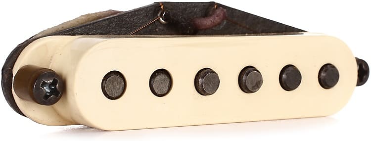 Seymour Duncan Antiquity Texas Hot Middle (RWRP) Strat Single Coil Pickup - Aged White image 1