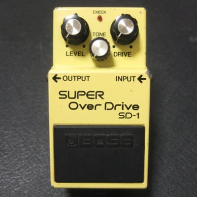BOSS SD-1 発売初期1981年4月製レア商品 BOSS SD-1 発売初期1981年4月