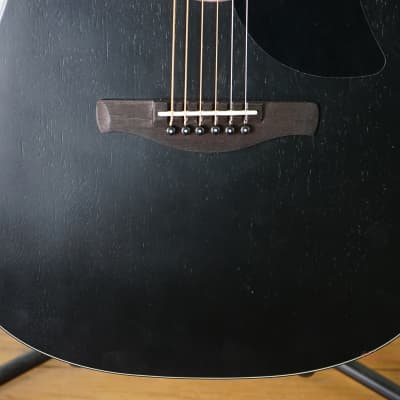 Ibanez AAD190CE-WKH Advanced Acoustic - Weathered Black Open Pore image 6