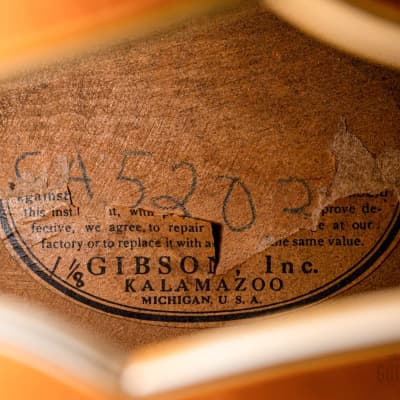 1939 Gibson Super 400 Pre-War Vintage Archtop Acoustic Guitar Blonde w/ Case image 6