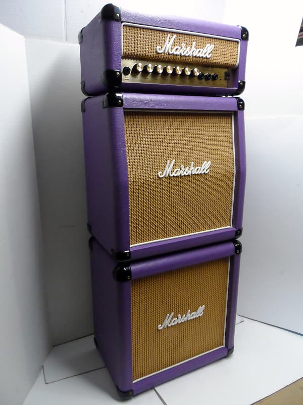 Marshall LEAD 15 G15MS Amp MINI Stack Head Cabs Purple Levant