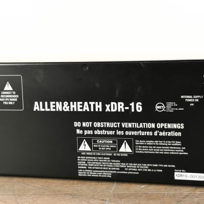 Allen & Heath xDR-16 16-Input/8-Output Expander for iLive Mixing Systems CG002TA image 15