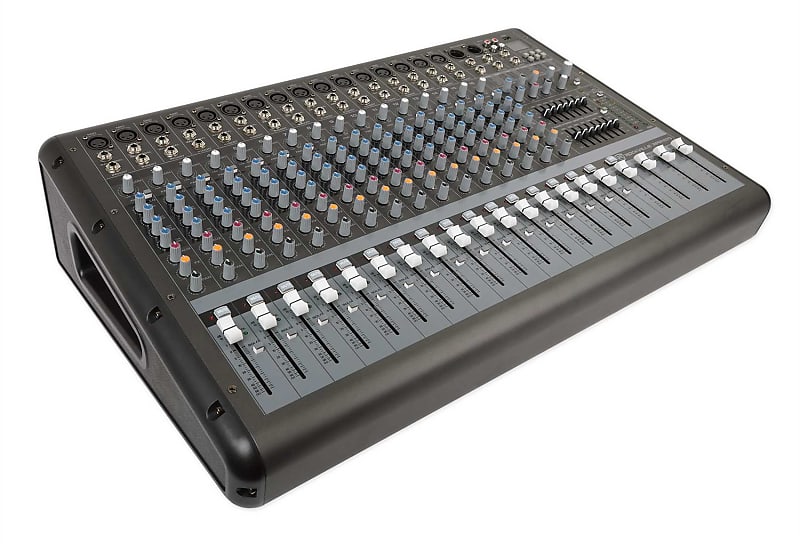 Rockville RPM1870 18 Channel 6000W Powered Mixer w/USB, Effects/16 XDR2 Mic Pres