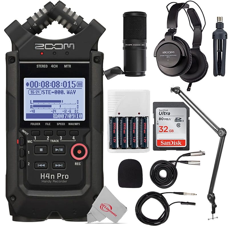The Zoom H4n Pro Black Handy Audio Recorder 