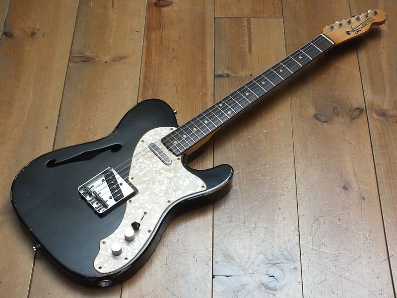 Rebel Relic T-Series 69 Aged Thinline Black Over TV Yellow
