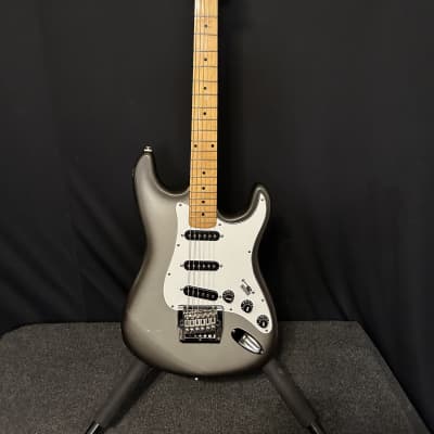 Japan Made Silverburst Strat Style Electric Guitar Silver Guitar #332 image 1