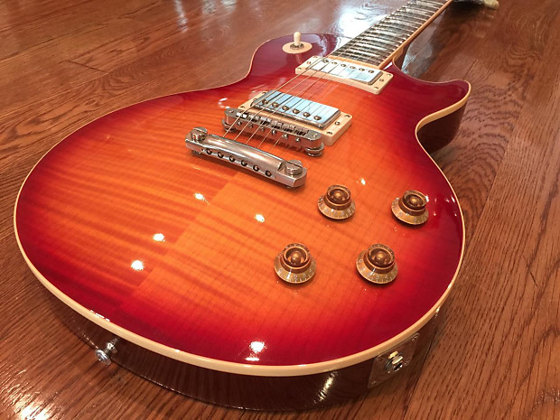 2002 Gibson Les Paul Standard Plus Top Light Burst Demo