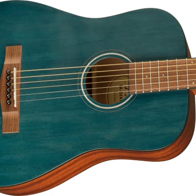Fender FA-15 3/4-Scale Kids Steel String Acoustic Guitar - Blue image 4