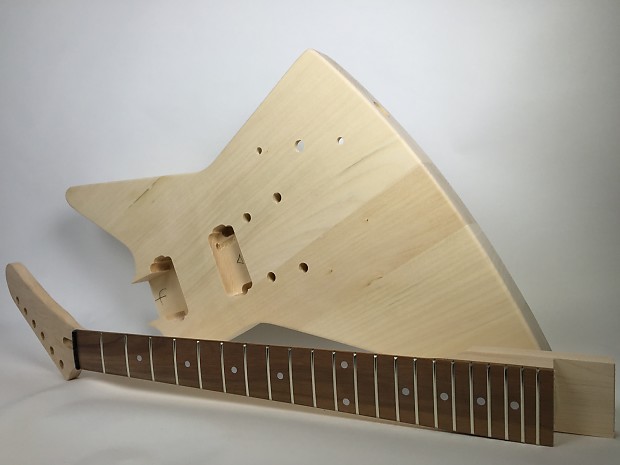 DIY Electric Guitar Kit 7 String Explorer Style Build Your Own Guitar Kit
