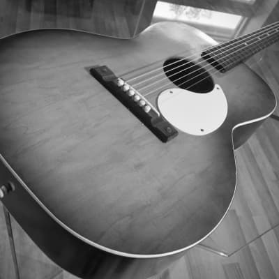 Airline Acoustic Guitar Concert Sized by Kay of Chicago for Montgomery Wards Circa-1960s Sunburst image 4