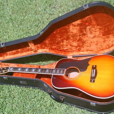 CIRCA 1975 Yamaha  L-7S Luxurious sunburst model - Sunburst+Yamaha Hard Case and Guitar Strap for sale