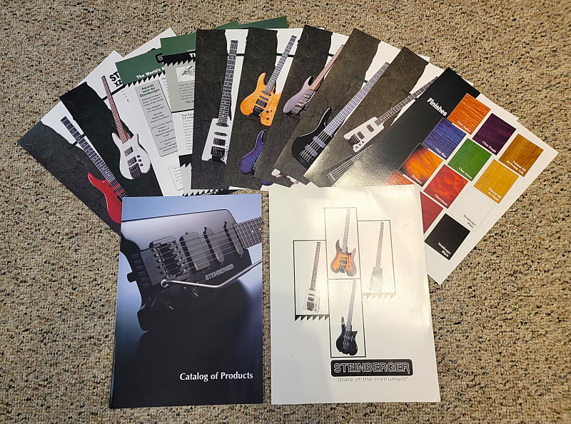 Steinberger Catalog & Brochures Gloss Reverb