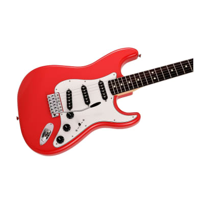 Fender Made in Japan Limited International Color Stratocaster Guitar with Basswood Body, Vintage Style Pickups, U Shape Neck and 9.5- Inch Radius Maple Fingerboard (Morocco Red) image 3