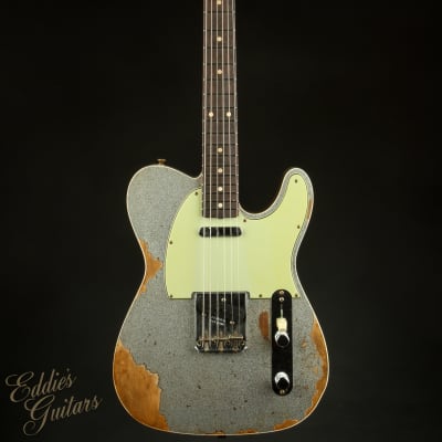 Fender Custom Shop 1960 Telecaster Custom Heavy Relic - Silver Sparkle image 3