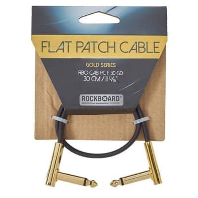 RockBoard Gold Series Flat Patch Cable | 30 cm for sale