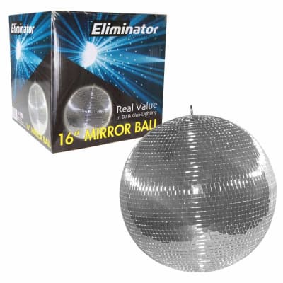 Eliminator Lighting EM16 16" Mirror Disco Ball image 1