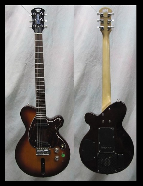Pignose (Prototype) Amp-in-Guitar (All in one)* 1990's Sunburst image 1