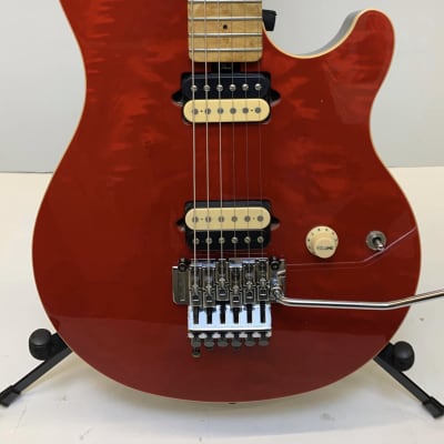 2000 Ernie Ball Music Man Axis Translucent Red image 3