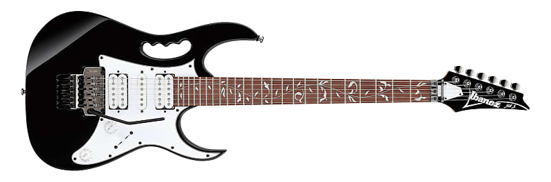 Ibanez JEMJR Steve Vai Signature Electric Guitar - Black image 1
