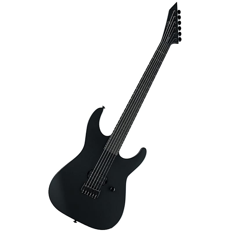 ESP LTD M-HT Black Metal Seymour Duncan Guitar – Black Satin image 1