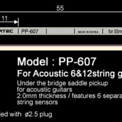 ARTEC ETN-4 Acoustic Guitar 4 Band Equalizer EQ Preamp w/ Tuner & Piezo Pickup image 5