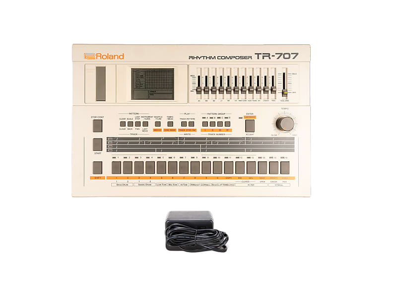 Roland TR-707 Rhythm Composer Drum Machine image 1